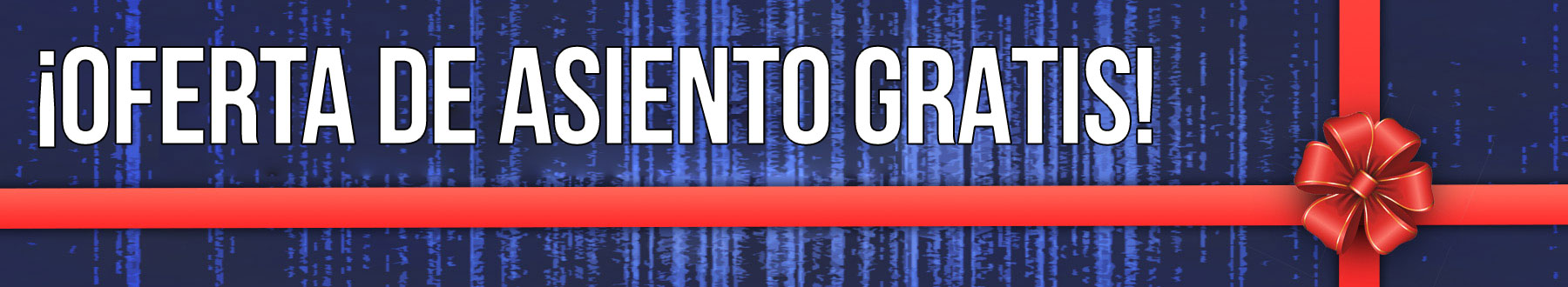 Oferta de asiento gratis